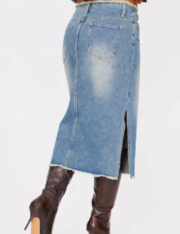 Fusta PRETTYLITTLETHING, albastru