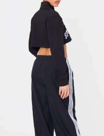 Top PRETTYLITTLETHING, negru