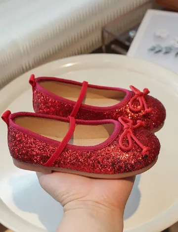 Pantofi Shein Kids, rosu