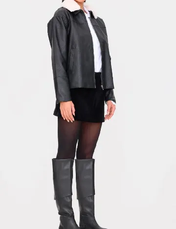 Jacheta PRETTYLITTLETHING, negru
