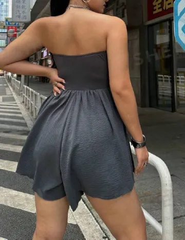 Salopeta SHEIN CURVE, gri