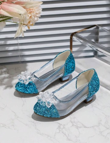 Pantofi Shein Kids, bleu