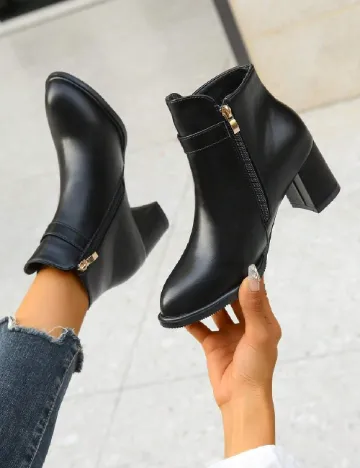 Botine SHEIN, negru