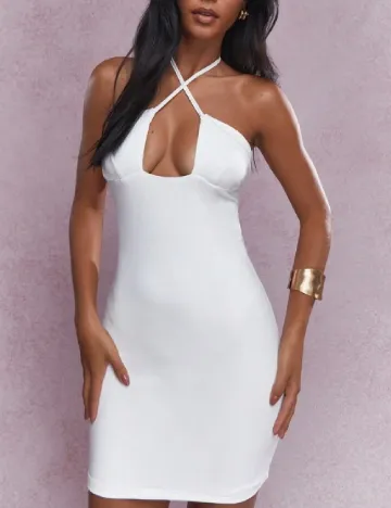Rochie scurta SHEIN, alb