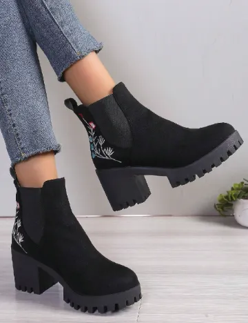 Botine SHEIN, negru