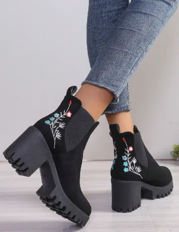Botine SHEIN, negru