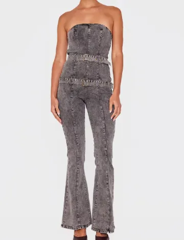 Salopeta PRETTYLITTLETHING, gri