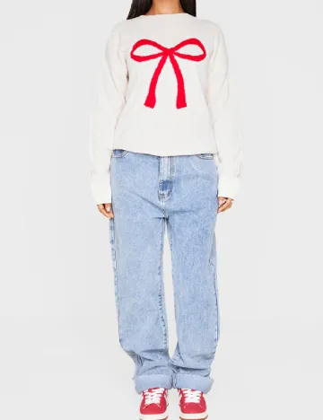 Bluza PRETTYLITTLETHING, alb Alb