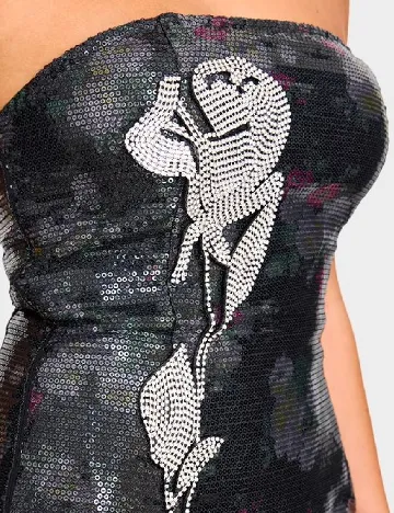 Rochie scurta PRETTYLITTLETHING, negru