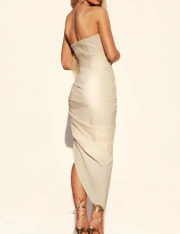 Rochie medie PRETTYLITTLETHING, crem