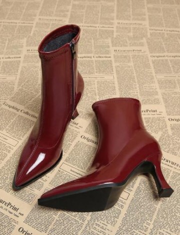 Botine SHEIN, rosu