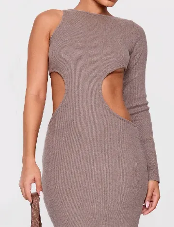 Rochie lunga PRETTYLITTLETHING, gri Gri