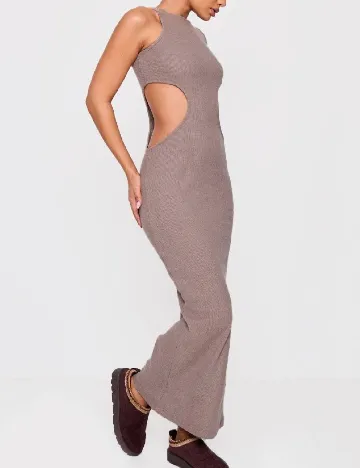 Rochie lunga PRETTYLITTLETHING, gri Gri