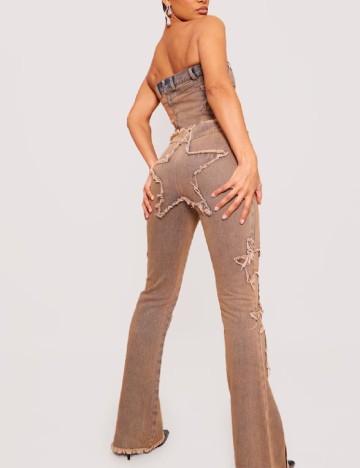 Blugi PRETTYLITTLETHING, maro