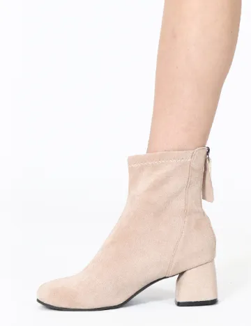 Botine SHEIN, crem