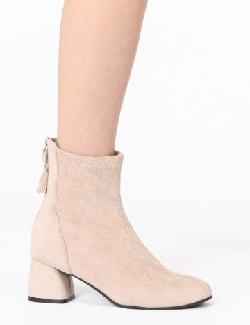 Botine SHEIN, crem