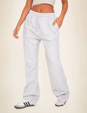 Pantaloni PRETTYLITTLETHING, gri