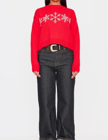 Bluza PRETTYLITTLETHING, rosu