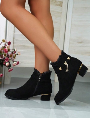 Botine SHEIN, negru
