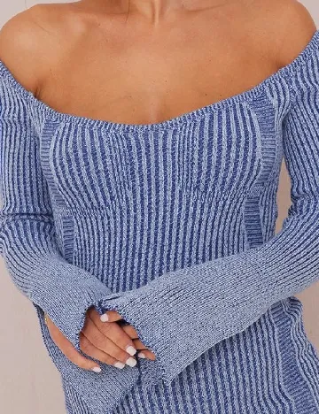 Rochie scurta PRETTYLITTLETHING Maternity, albastru