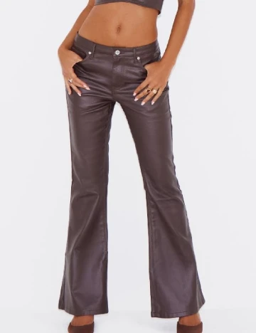 Pantaloni PRETTYLITTLETHING, maro