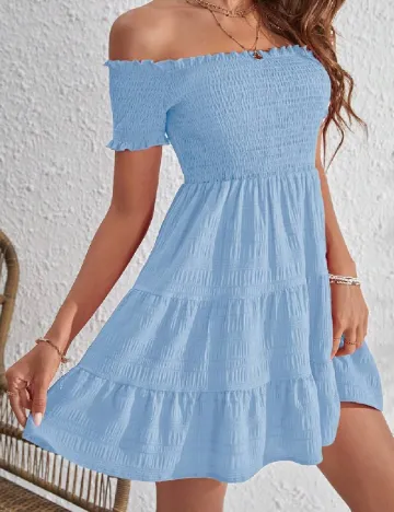 Rochie scurta SHEIN, albastru