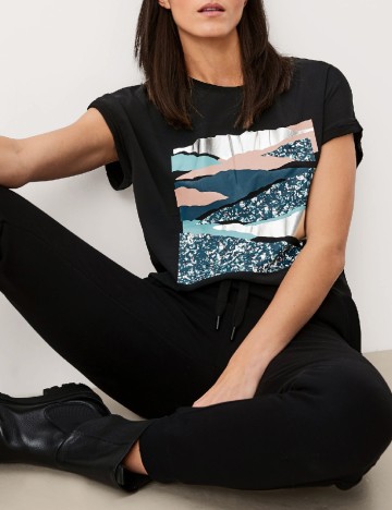 Tricou s.Oliver, negru