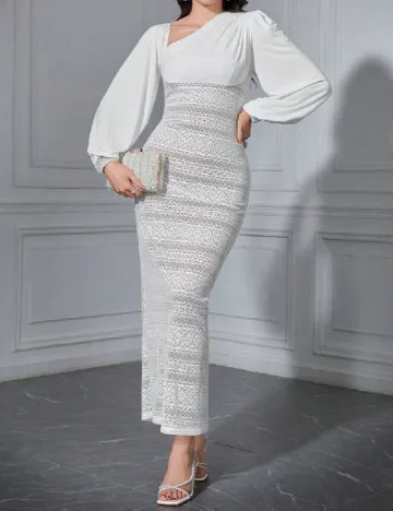 Rochie lunga SHEIN, alb