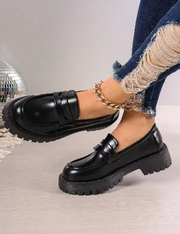 Mocasini SHEIN, negru