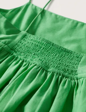 Rochie medie Mango, verde Verde