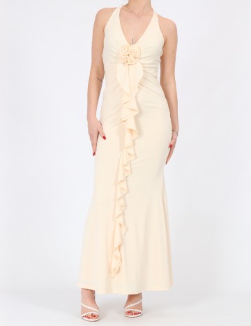 Rochie lunga SHEIN, crem