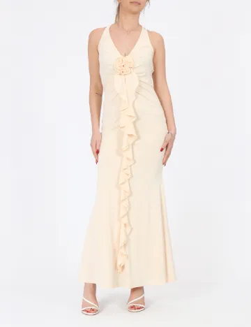 Rochie lunga SHEIN, crem