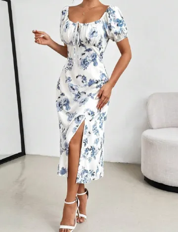 Rochie medie SHEIN, alb
