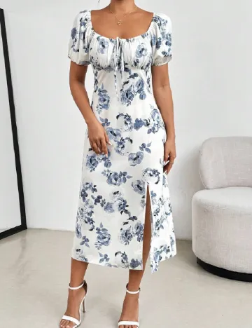 Rochie medie SHEIN, alb