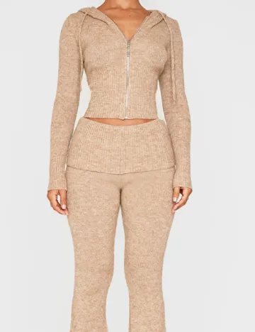 Hanorac PRETTYLITTLETHING, crem
