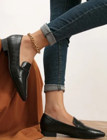 Balerini SHEIN, negru Negru