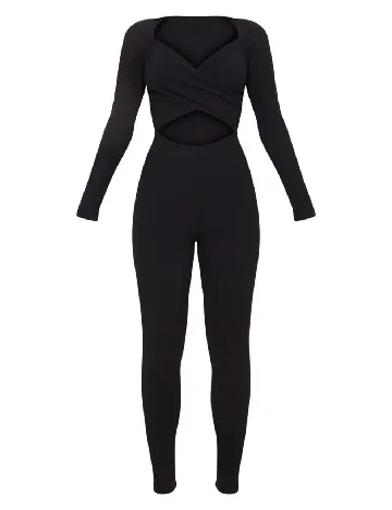 Salopeta PRETTYLITTLETHING, negru