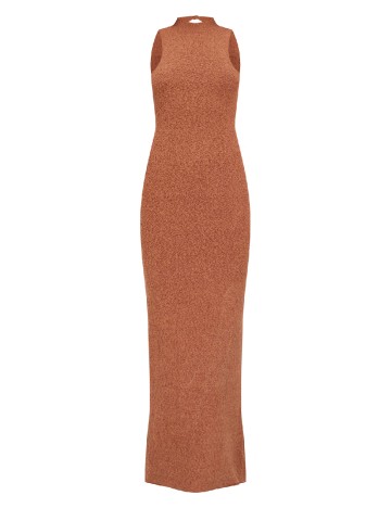 Rochie lunga PRETTYLITTLETHING, maro
