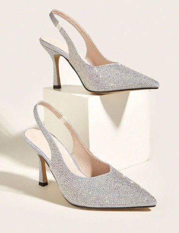 Pantofi SHEIN, argintiu