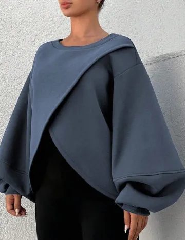 Bluza SHEIN, gri petrol Gri