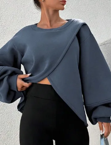 Bluza SHEIN, gri petrol Gri