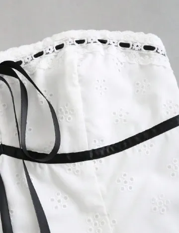 Rochie scurta SHEIN, alb Alb