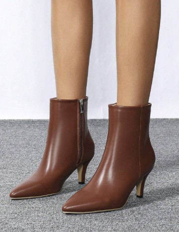Botine SHEIN, maro