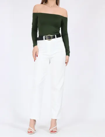 Pantaloni SHEIN, alb