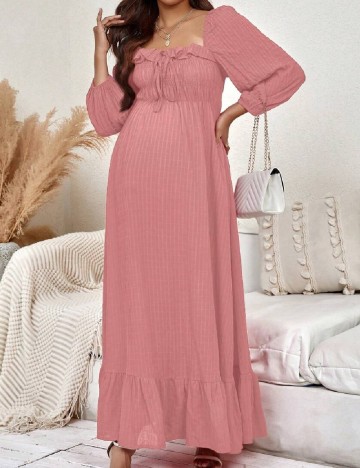 Rochie lunga SHEIN Maternity, roz