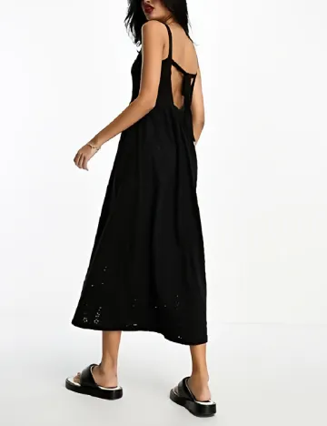 Rochie medie ASOS, negru Negru