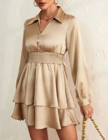 Rochie scurta SHEIN, maro