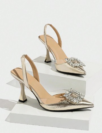 Pantofi SHEIN, auriu