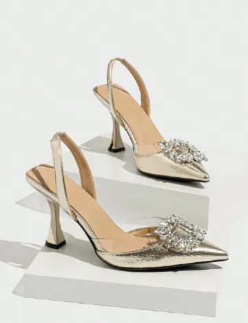 Pantofi SHEIN, auriu