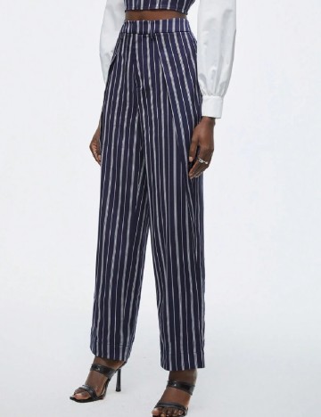 Pantaloni SHEIN, bleumarin